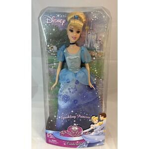 2008 Disney "Sparkling Princess" CINDERELLA Doll by Mattel - New